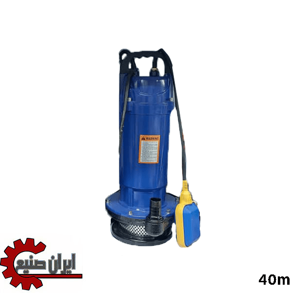 پمپ کفکش 40 متری 1 اینچ فلوتردار روداب مدل QDX3-40-1.5